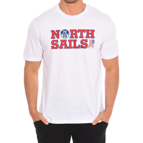 Vêtements Homme T-shirts manches courtes North Sails 9024110-101 Blanc