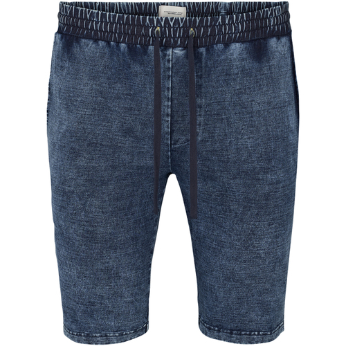 Vêtements Homme Shorts / Bermudas North 56°4 Short coton délavé Bleu