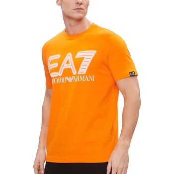 Vêtements Homme T-shirts & Polos Emporio Armani EA7 T-Shirt Orange