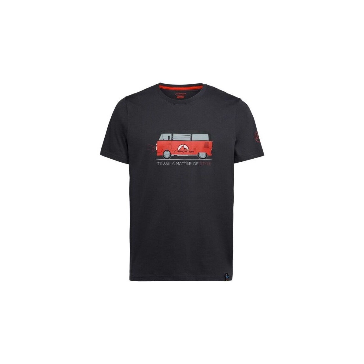 Vêtements Homme T-shirts manches courtes La Sportiva T-shirt Van Homme Carbon/Cherry Tomato Gris