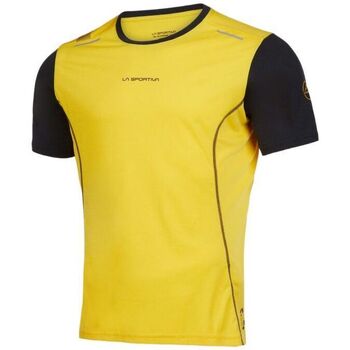 Vêtements Homme T-shirts manches courtes La Sportiva Housses de couettes Yellow/Black Jaune