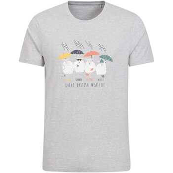 Vêtements Homme T-shirts manches longues Mountain Warehouse Great British Weather Gris