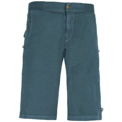 Vêtements Homme Shorts / Bermudas E9 Shorts Kroc Flax Homme Blue Ceuse Bleu