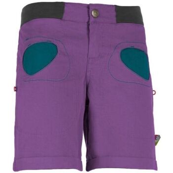 Vêtements Femme Shorts / Bermudas E9 Shorts Kroc Flax Homme Blue Violet