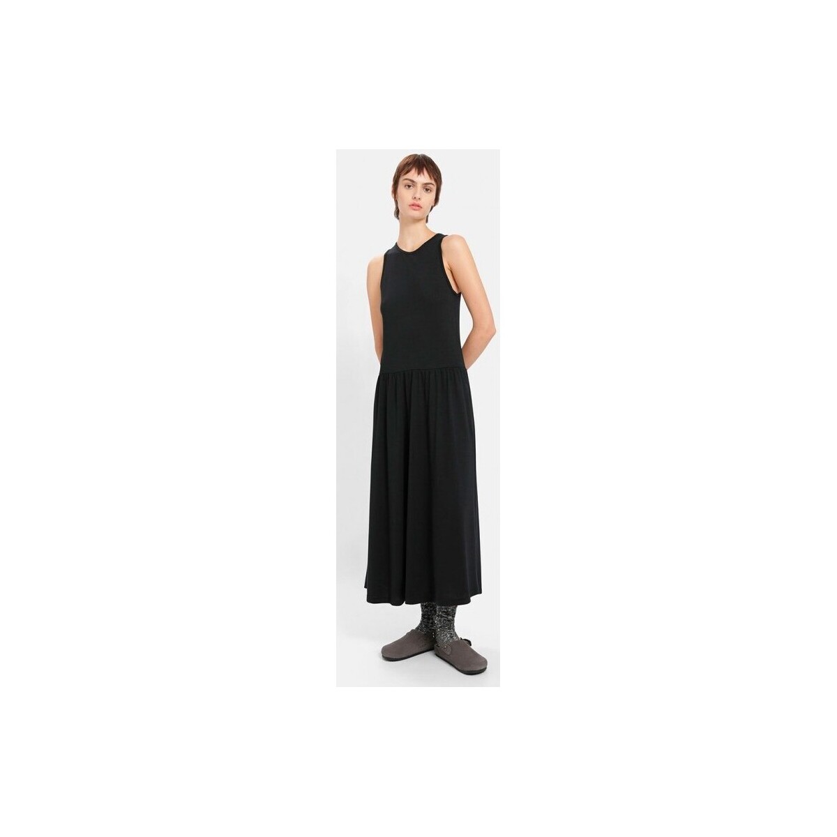 Vêtements Femme Robes Loreak Mendian Loreak Deslaika Dress Black Multicolore