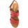 Chaussures Femme Sandales et Nu-pieds Paula Urban SANDALE  24-633 NUBUCK ROUGE Rouge