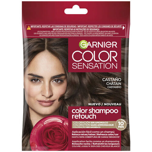 Beauté Femme Colorations Garnier Shampoing Color Sensation 4.0-marron 