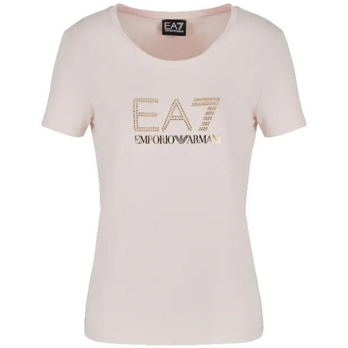 Vêtements Femme T-shirts & Polos Ea7 Emporio Armani T-shirt EA7 8NTT67 TJDQZ Donna Rose