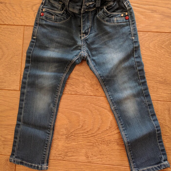 Vêtements Fille Jeans droit Influx Jeans bleu foncé stretch - 3 ans - Influx Bleu