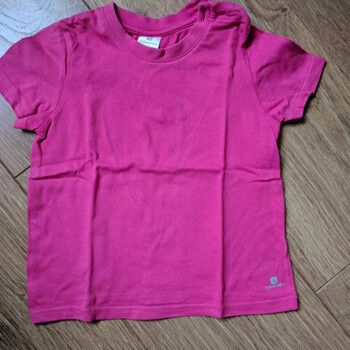Vêtements Fille T-shirts manches courtes Domyos T-shirt manches courtes fushia Domyos - 3 ans Rose