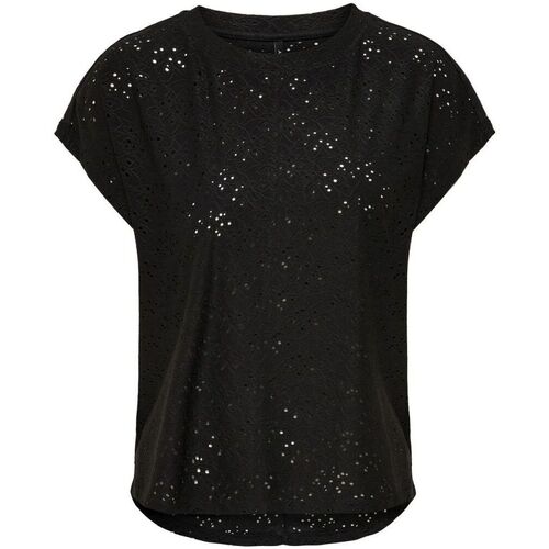Vêtements Femme T-shirts & Polos Only 15231005 SMILLA-BLACK Noir