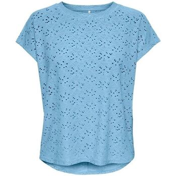 Vêtements Femme T-shirts & Polos Only 15231005 SMILLA-CLEAR SKY Bleu