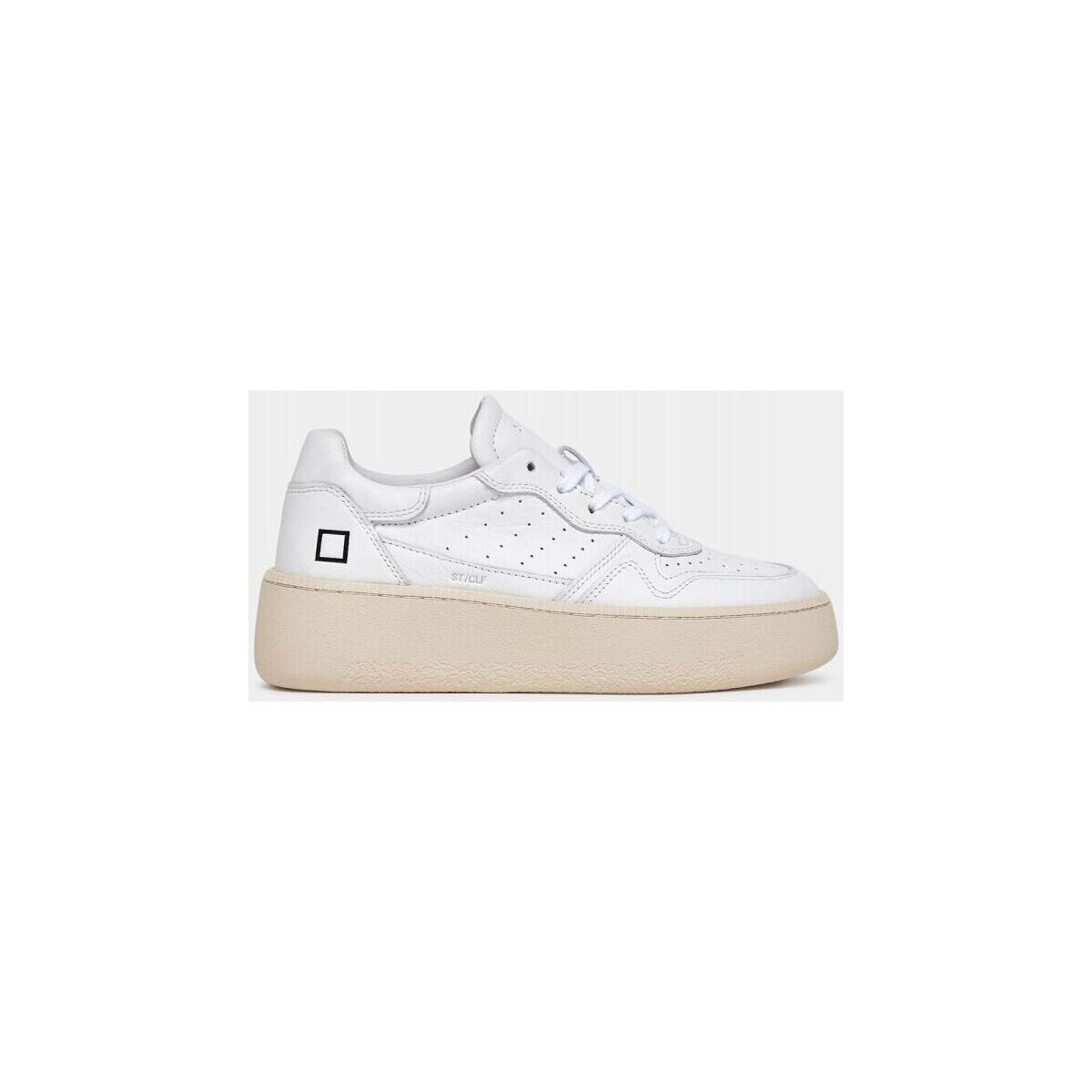 Chaussures Femme Baskets mode Date W997-ST-CA-WH STEP CALF-WHITE Blanc