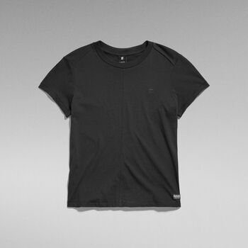 Vêtements Femme T-shirts & Polos G-Star Raw D24499-4107 FRONT SEAM R T-6484 BLACK Noir