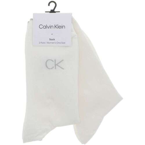 Sous-vêtements Femme Chaussettes Calvin Klein Jeans 166771VTPE24 Blanc