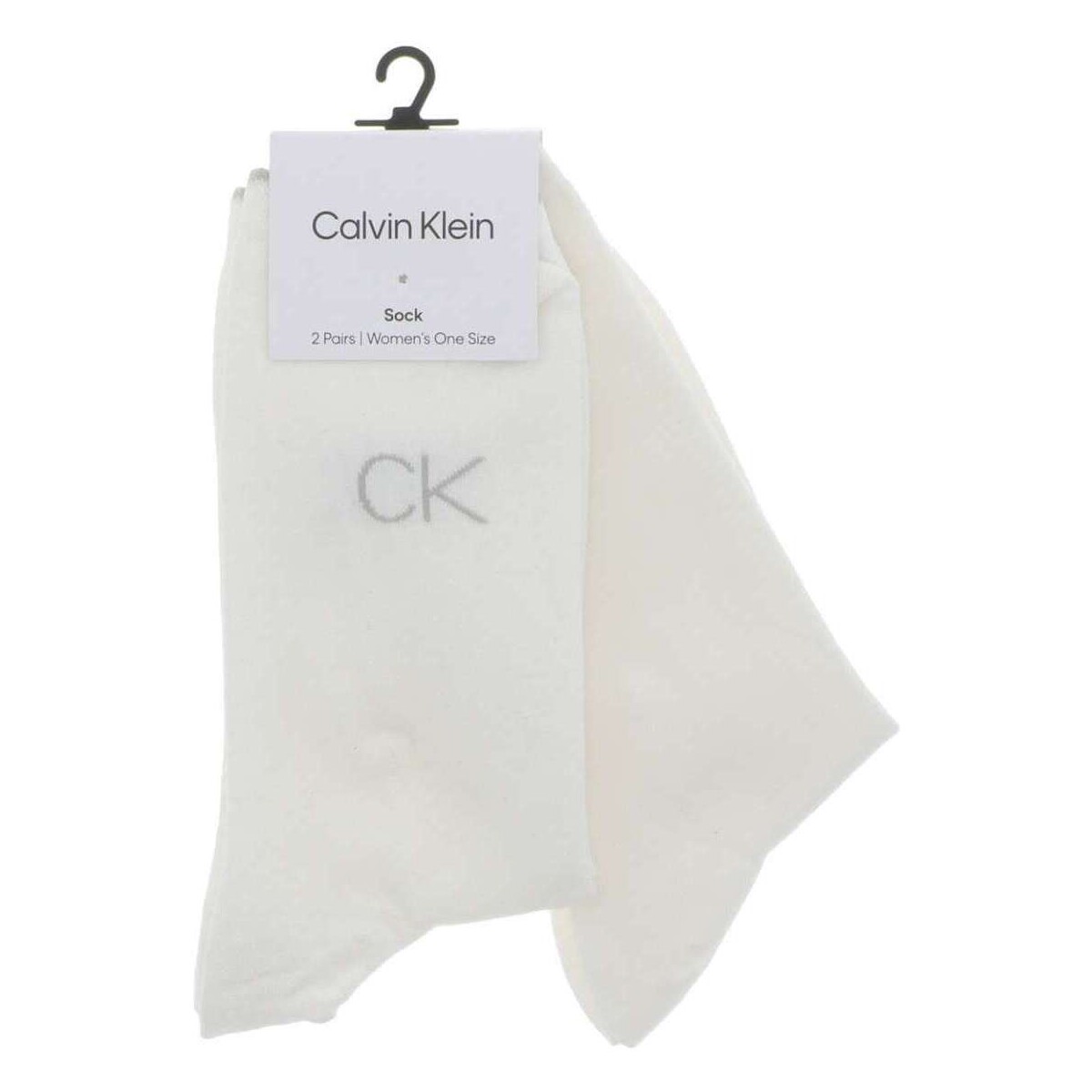 Sous-vêtements Femme Chaussettes Calvin Klein Jeans 166771VTPE24 Blanc