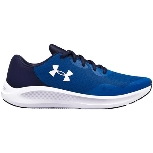 Chaussures Enfant Dwayne "The Rock" Johnson wearing Under Armour Under Armour UA BGS Charged Pursuit 3 Marine