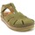 Chaussures Femme Sandales et Nu-pieds On Foot SANDALE  CYNARA 241 CUIR KAKI Vert