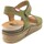Chaussures Femme Sandales et Nu-pieds On Foot SANDALE  CYNARA 240 CUIR KAKI Vert