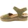 Chaussures Femme Sandales et Nu-pieds On Foot SANDALE  CYNARA 240 CUIR KAKI Vert