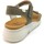 Chaussures Femme Sandales et Nu-pieds On Foot SANDALE  BORA 90500 CUIR KAKI Vert