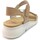 Chaussures Femme Sandales et Nu-pieds On Foot SANDALE  BORA 90500 CUIR GRIS Marron