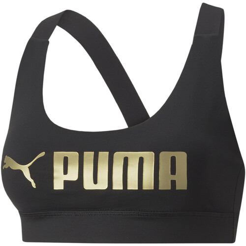 Vêtements Femme Brassières de sport Puma 522192-51 Noir