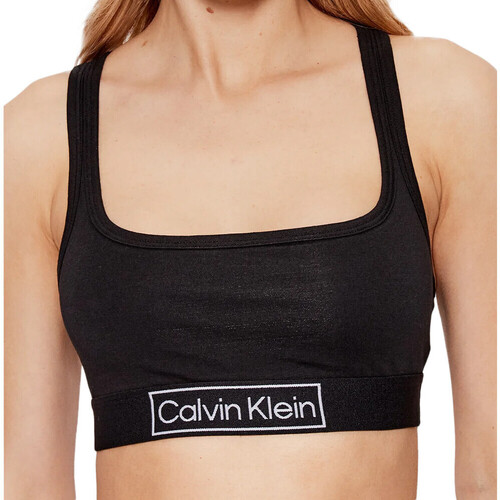 Vêtements Femme Brassières de sport Calvin Klein Jeans 000QF6768E Noir