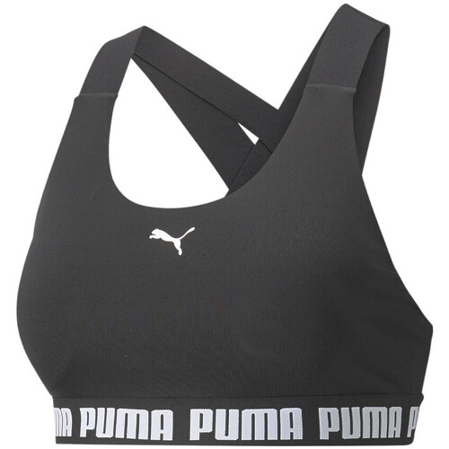 Vêtements Femme Brassières de sport Puma 521669-01 Noir