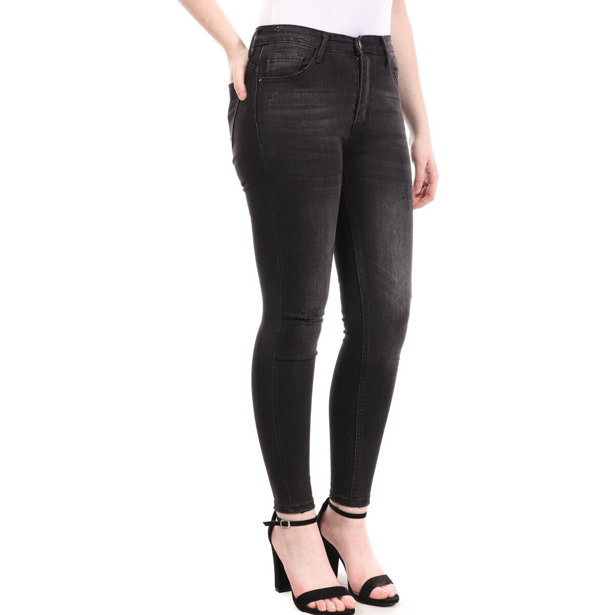 Vêtements Femme Jeans slim Monday Premium HPS2106 Noir