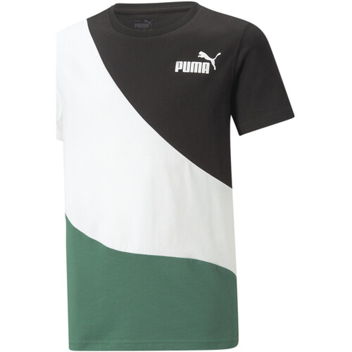 Vêtements Garçon T-shirts & Polos Puma 674231-37 Vert