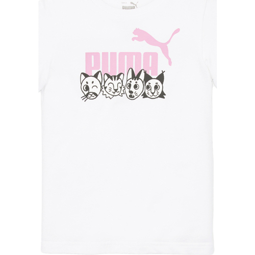 Vêtements Garçon T-shirts & Polos Bright Puma 673346-02 Blanc