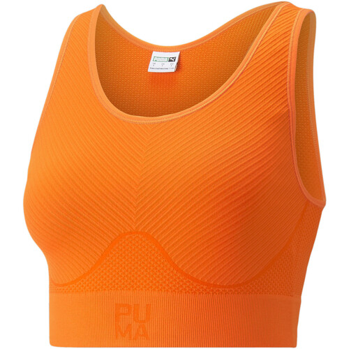 Vêtements Femme Brassières de sport Puma 539125-23 Orange