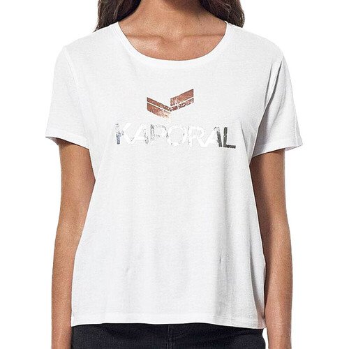 Vêtements Femme T-shirts & Polos Kaporal FABYH22W11 Blanc