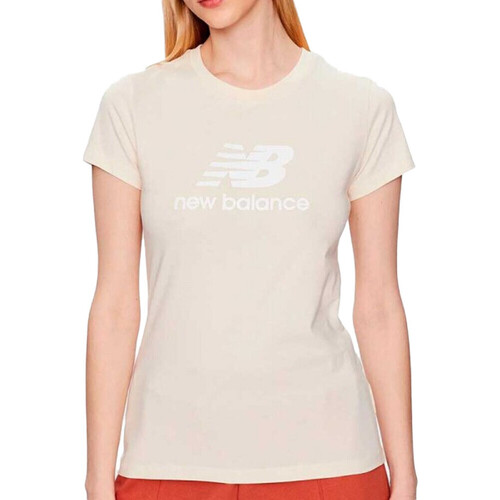 Vêtements Femme T-shirts & Polos New Balance WT31546TCM Beige