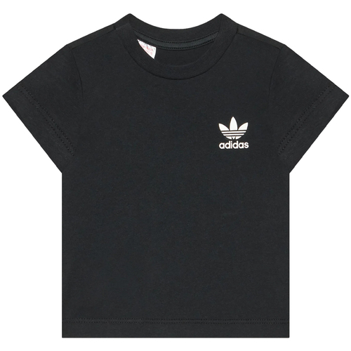 Vêtements Fille T-shirts & Polos adidas Cleats Originals HC1915 Noir