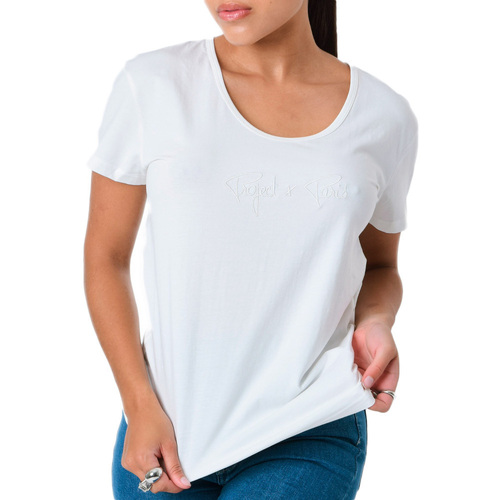 Vêtements Femme T-shirts & Polos Project X Paris PXP-F221114 Blanc