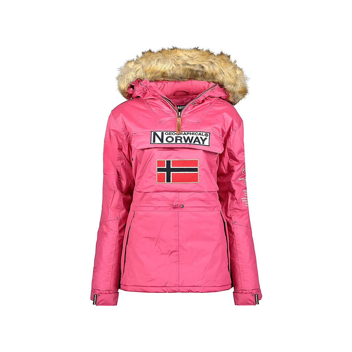 Vêtements Fille Parkas Geographical Norway WR731E/GN Rose