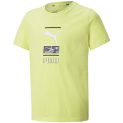Vêtements Fille T-shirts & Polos Puma 847281-29 Vert