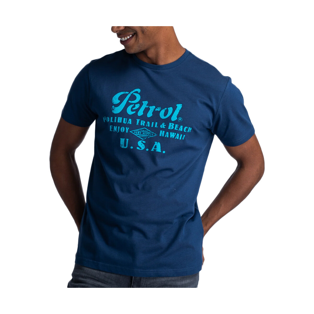 Vêtements Homme T-shirts & Polos Petrol Industries M-1040-TSR600 Bleu