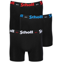 Sous-vêtements Homme Boxers Schott SC-BURT-X3 Noir