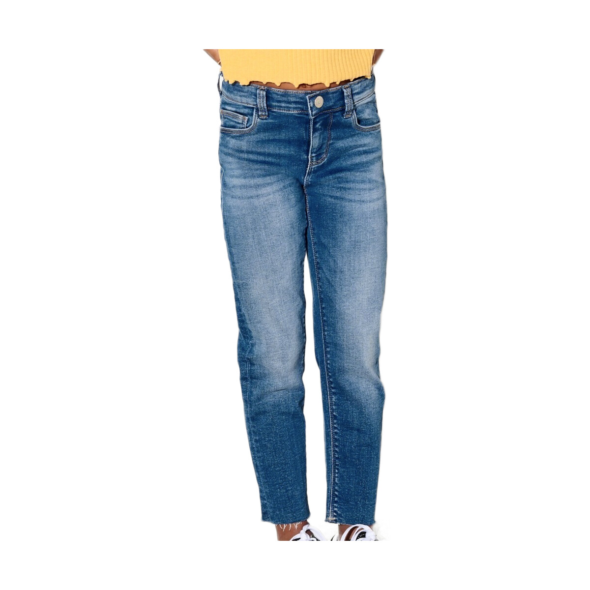 Vêtements Fille Jeans skinny Kids Only 15219307 Bleu