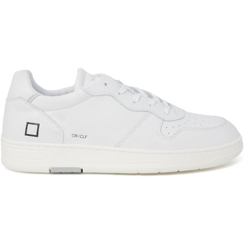 Chaussures Homme Baskets mode Date COURT CALF WHITE M997-CR-CA-WH Blanc