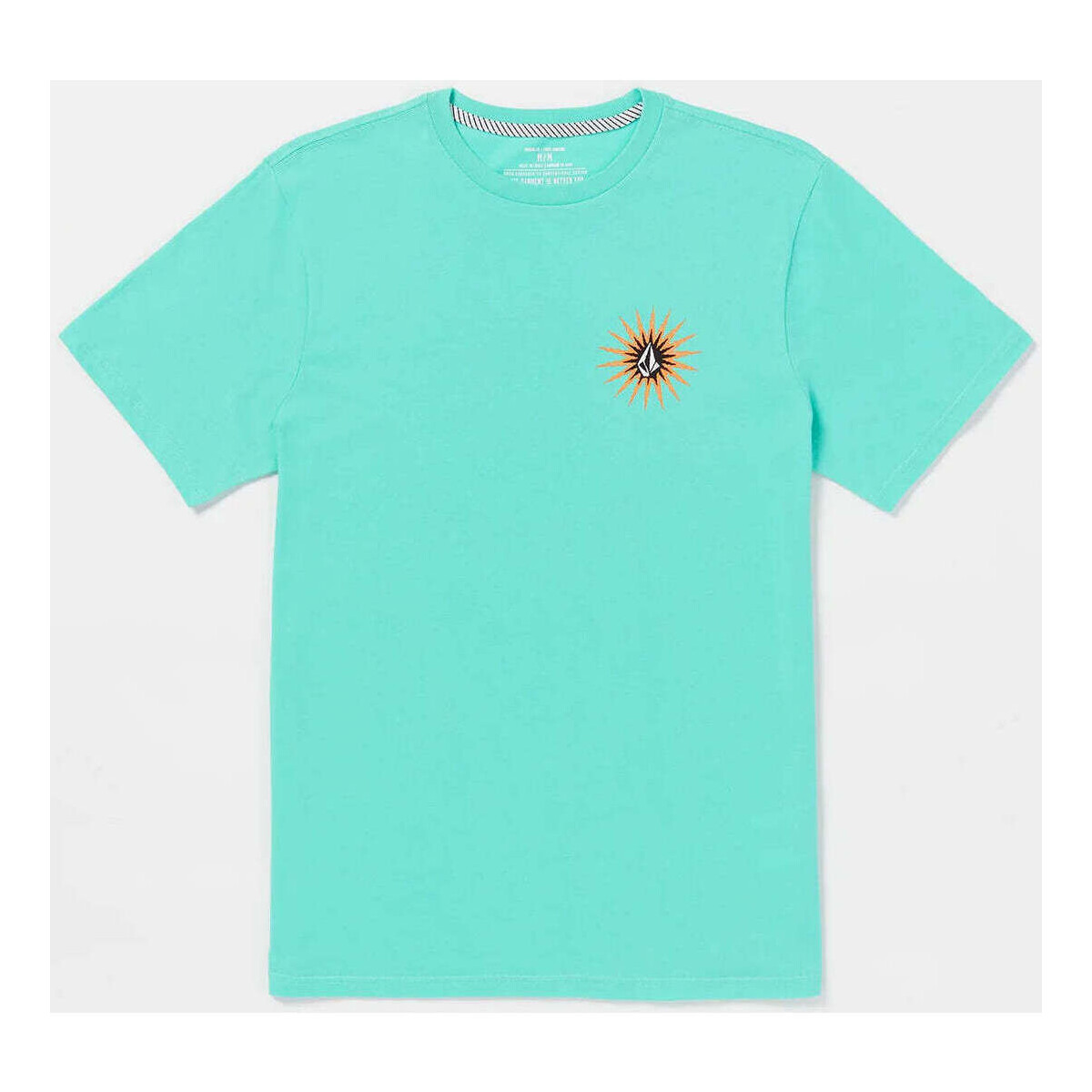 Vêtements Homme T-shirts manches courtes Volcom Camiseta  Farm To Yarn Scorcho - Dusty Aqua Vert