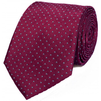 Vêtements Homme Cravates et accessoires Bruce Field Cravate pure soie à puces Rouge