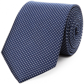 cravates et accessoires bruce field  cravate pure soie à puces carrées 