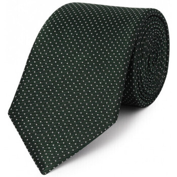 Vêtements Homme Cravates et accessoires Bruce Field Cravate pure soie à puces carrées Vert