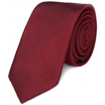 Vêtements Homme Cravates et accessoires Bruce Field Cravate fine en pure soie côtelée Bordeaux