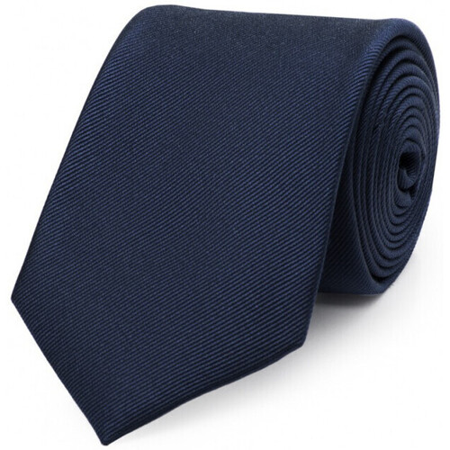 Vêtements Homme Cravates et accessoires Bruce Field Cravate pure soie côtelée Bleu