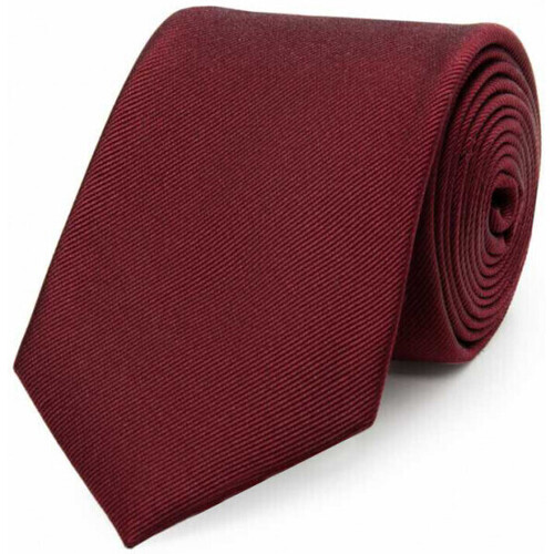 Vêtements Homme Cravates et accessoires Bruce Field Cravate pure soie côtelée Bordeaux